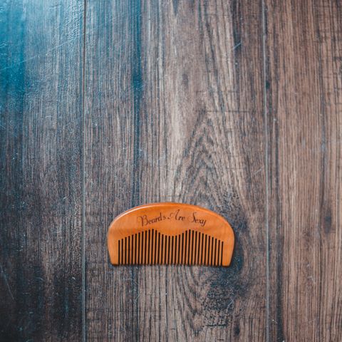 Beard oil and comb kit