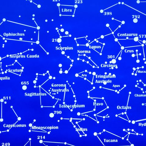 Custom star map print