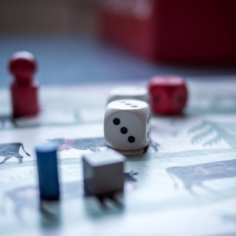 Two-player strategy board game
