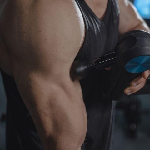 Percussion massage gun