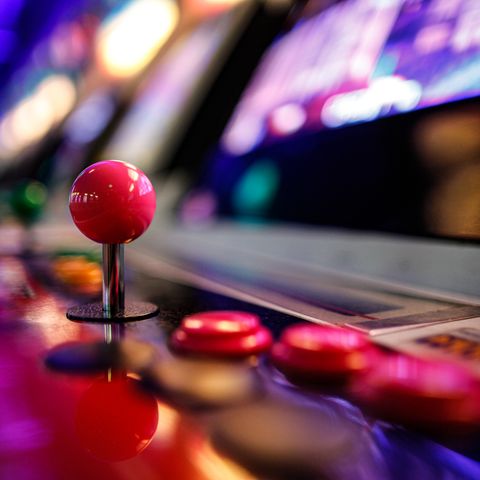 Retro home arcade cabinet