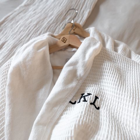 Plush spa robe