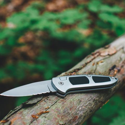 Engraved pocket knife