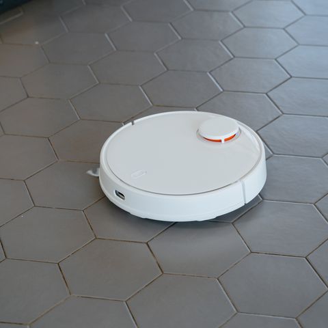 Robot vacuum with self-empty dock
