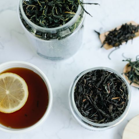 Loose-leaf herbal tea sampler