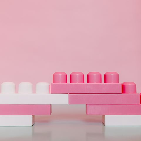 Mini building-brick set