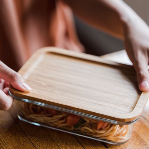 Glass food storage container set